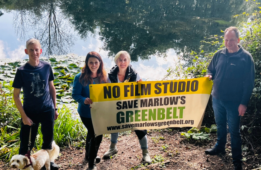 Joy with Save Marlow Green Belt Group