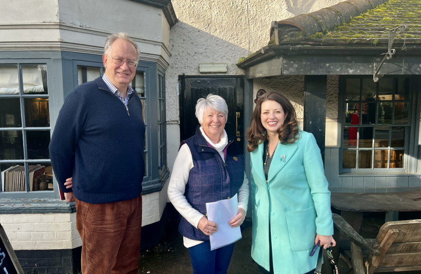 Joy with Dorney Parish Councillors