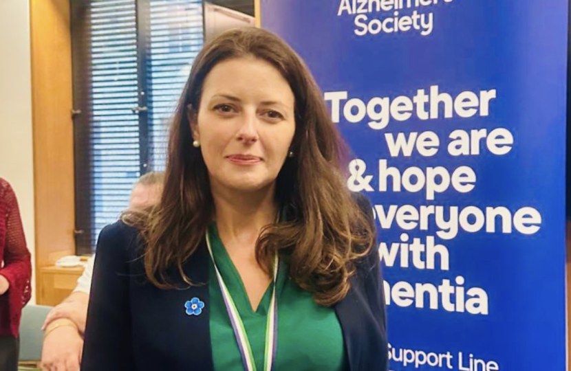 Joy at Alzheimer's Society event