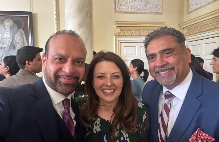 Joy celebrating Vaisakhi with people in Downing Street