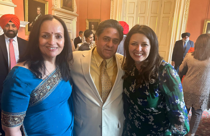 Joy celebrating Vaisakhi with people in Downing Street