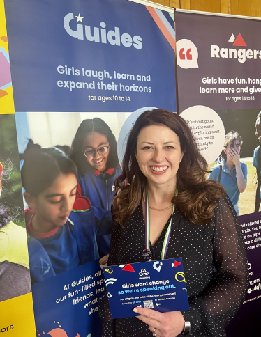 Joy at Girlguiding Event