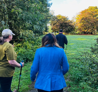 Joy walking in the Marlow Green Belt