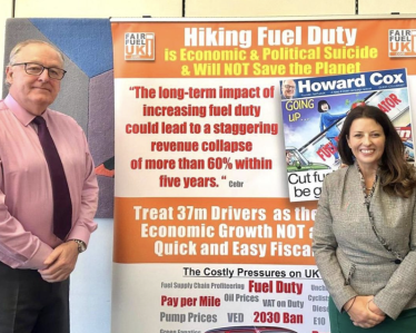 Joy at Fuel Duty Event