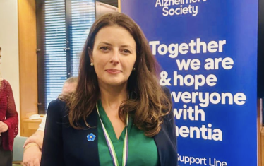 Joy at Alzheimer's Society event