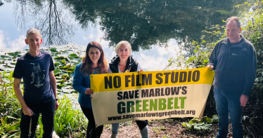 JM with Save Marlow Green Belt