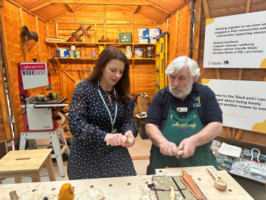 Joy at Men's Shed